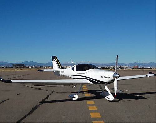 Fueling planes with electricity could reduce air pollution from air travel, but getting enough battery power for takeoff is a challenge. NASA research helped produce a safer, powerful battery pack for Bye Aerospace’s Sun Flyer, one of the first viable power sources for all-electric passenger flight. Credit: Bye Aerospace